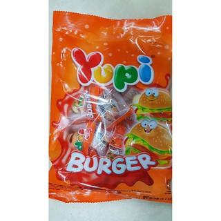 Combo 5 gói Kẹo dẻo Yubi burger 96g