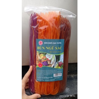 Mì bún ngũ sắc mix 5 loại bún gạo lứt đỏ/đen ngũ vị/ngô/gấc/cẩm Cao Tuyền đặc sản Cao Bằng
