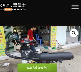 Sơn Samurai Chịu nhiệt( màu đen) - H2***