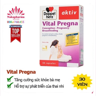 ✅ [CHÍNH HÃNG] Vital Pregna – Bổ sung vitamin và khoáng chất cho bà bầu và thai nhi – Doppelherz Aktiv Đức