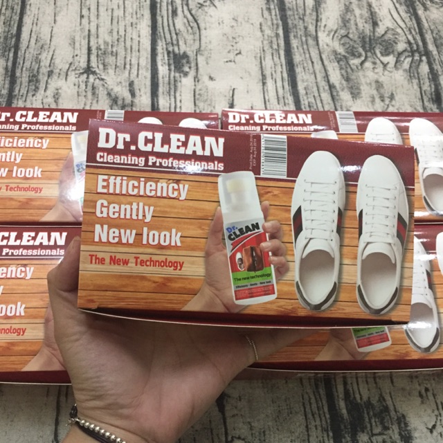 Nước lau giày , túi Dr. Clean