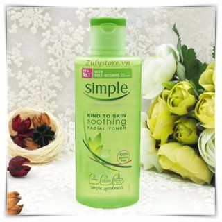 Nước Hoa Hồng Simple Soothing Facial Toner 200ml (Anh Quốc)