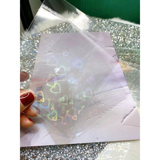 Sticker trái tim dạ quang phát sáng lấp lánh dán móng tay nail siêu hot