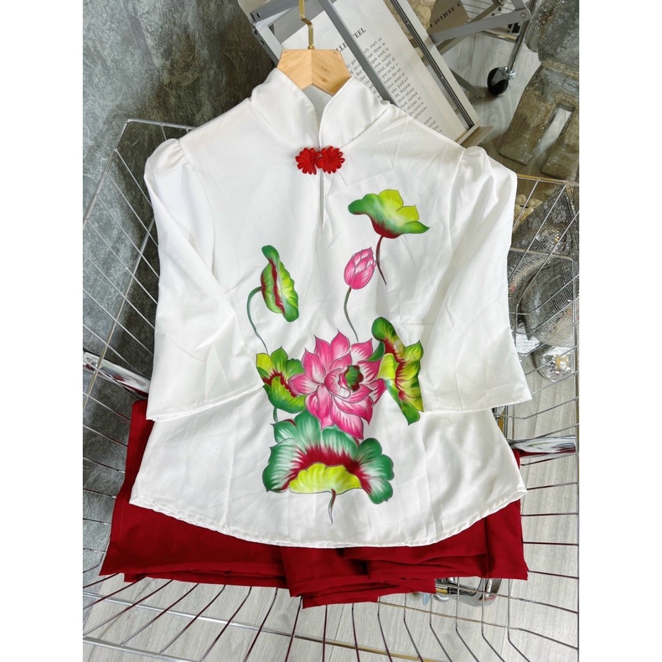 SET LAM ĐI CHÙA IN HOA SEN HÀNG QC CC