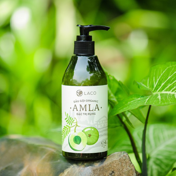 Dầu Gội Organic Amla - Laco - Trị rụng tóc - Cam kết chính hãng