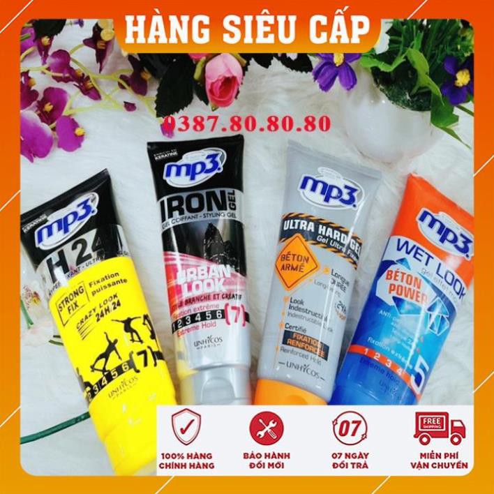 [ FreeShip - CAO CẤP ] Keo vuốt tóc nam tạo phồng giữ nếp cao cấp/ Gel vuốt tóc MP3 pháp không bết dính, giữ nếp 24h