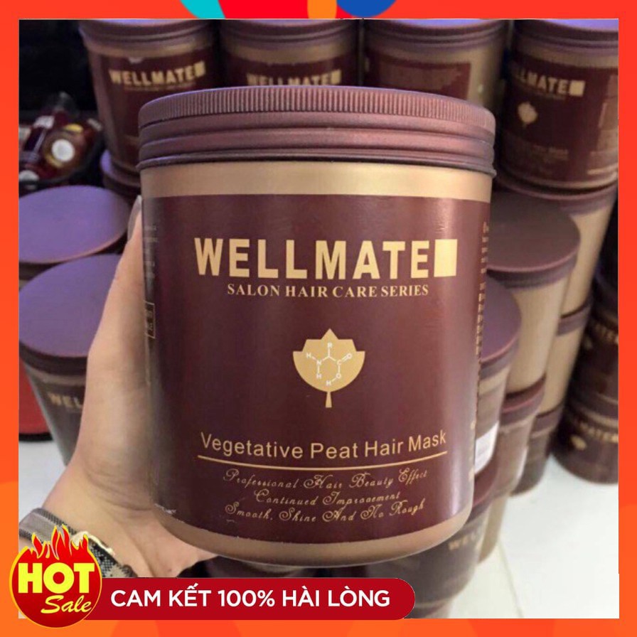 [ Hot sales ] 🌾Best Seller🎋 Kem ủ tóc siêu mượt Wellmate 500ml - 1000ml - S001