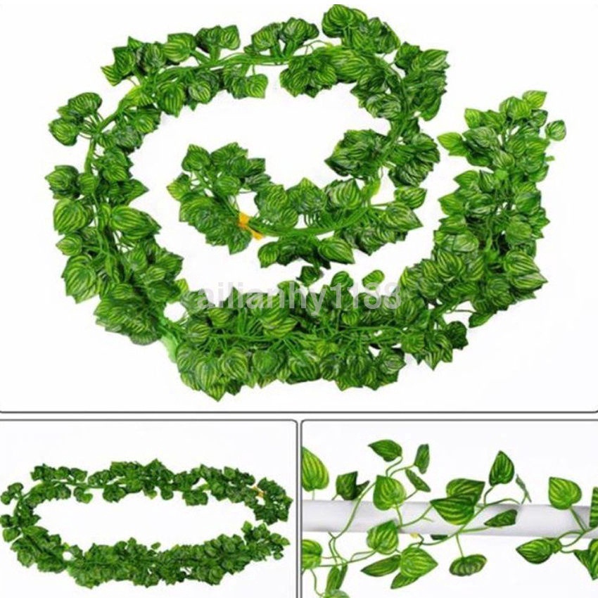Dây Lá Thường Xuân Giả BằNg NhựA DàNh Cho Trang Trí 2M