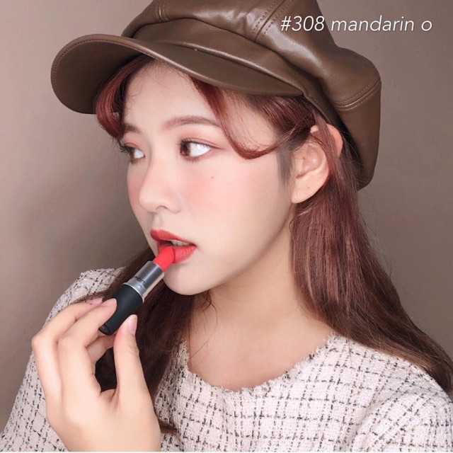 [SON MAC KÈM BILL]-Powder Kiss Màu 308 Mandarin O- HỒNG SAN HÔ