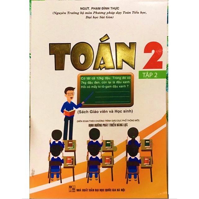 Sách - Toán 2 Tập 2 - Sách Giáo Viên Và Học Sinh (Theo Chương Trình Tiểu Học Mới)