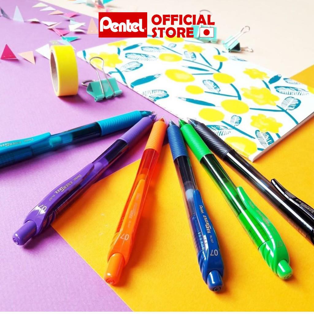 Bút Energel Bấm Pentel BL107 | Màu Sắc Đa Dạng Tương Ứng Màu Vỏ