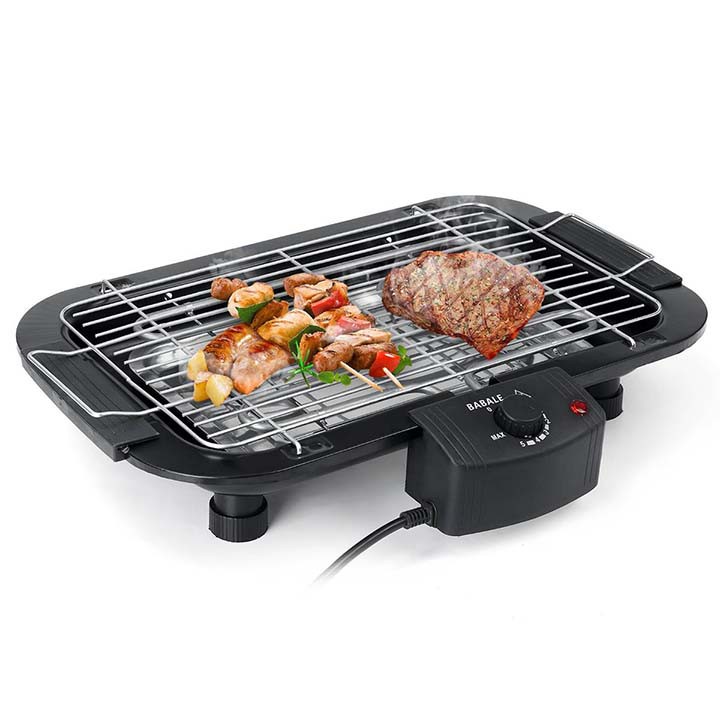 Bếp nướng điện BBQ không khói, vỉ nướng inox không gỉ