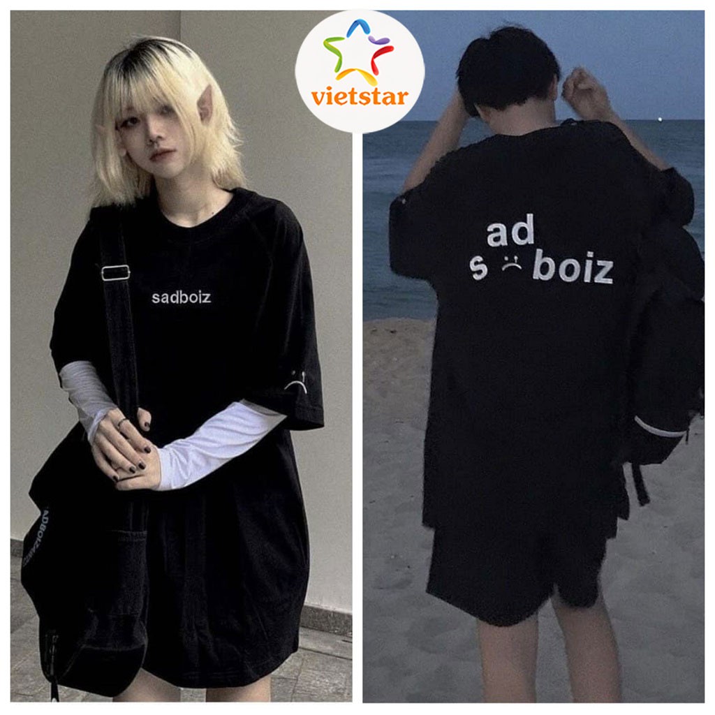 Áo thun SAD.BOIZ nam nữ Ulzzang Unisex form rộng chất cotton mịn mát - VIETSTAR