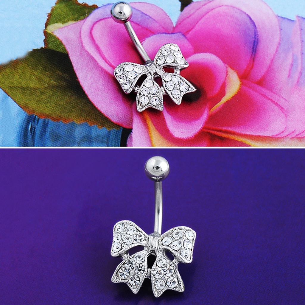 Khuyên Rốn Hình Nơ Dễ Thương Thời Trang Cho Nữ