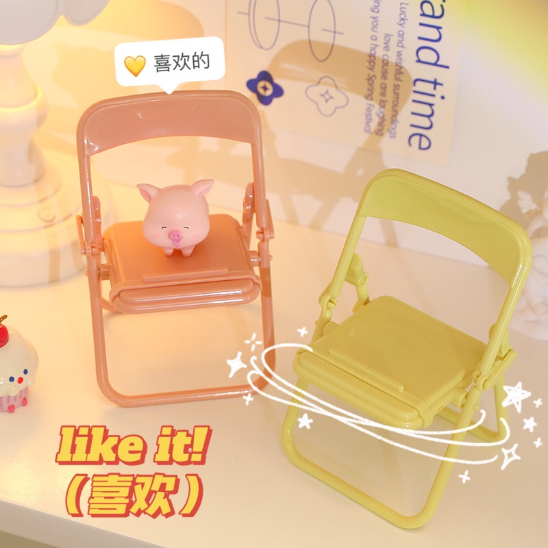 Giá Đỡ Điện Thoại Gấp Gọn Họa Tiết Hoạt Hình Xinh Xắn