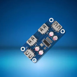 Bộ HUB Chia 4 Cổng USB 2.0 Tương Thích Với Raspberry Pi B + / 2B / 3B / Zero / Zero W
