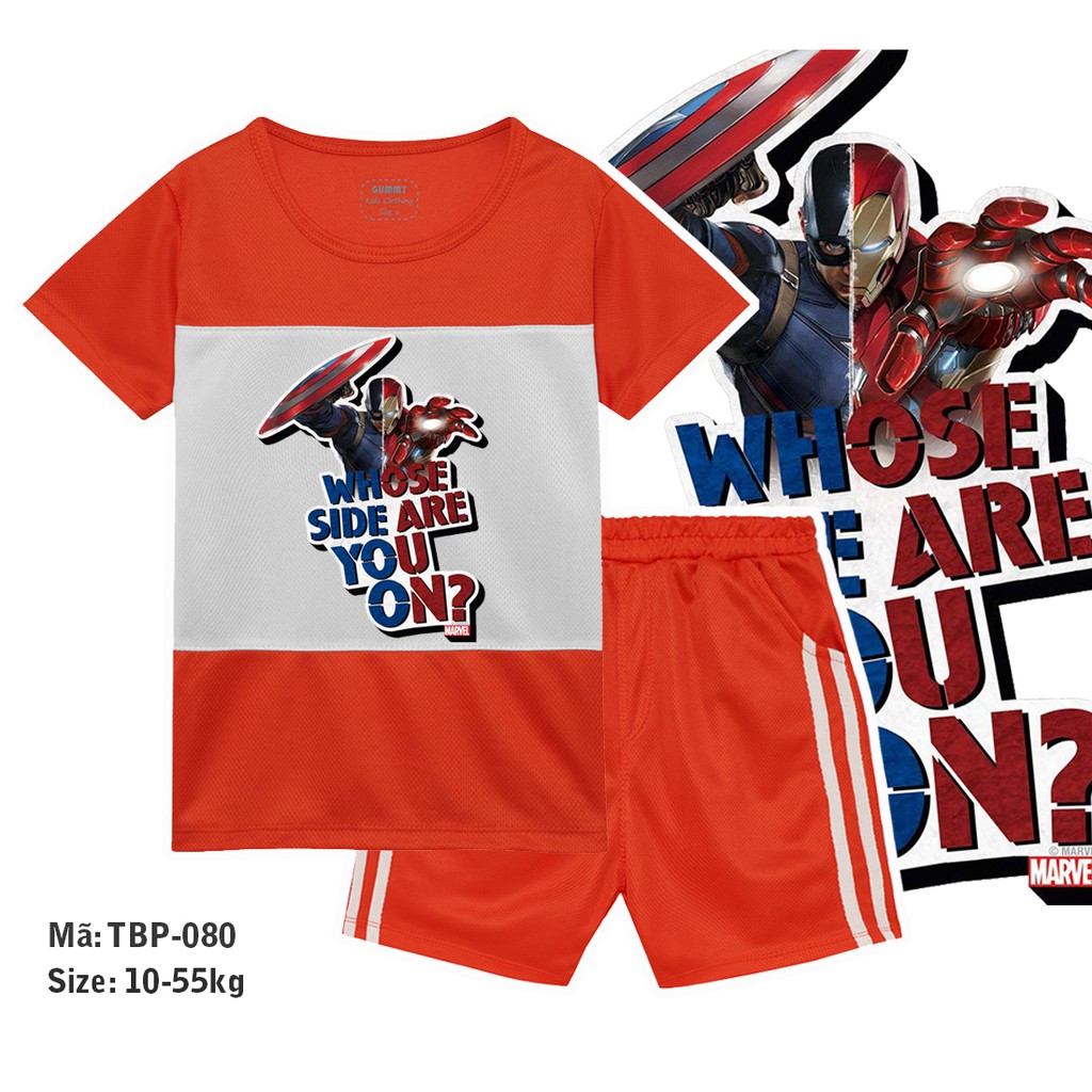 TBP-Bộ thun bé trai GUMMY 10-55kg d