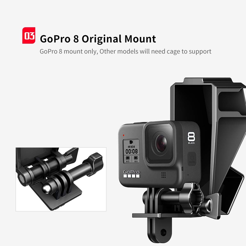 ULANZI GP-5 - HÀNG CHÍNH HÃNG - Gương lật dành cho Gopro Hero 8/7/6/5