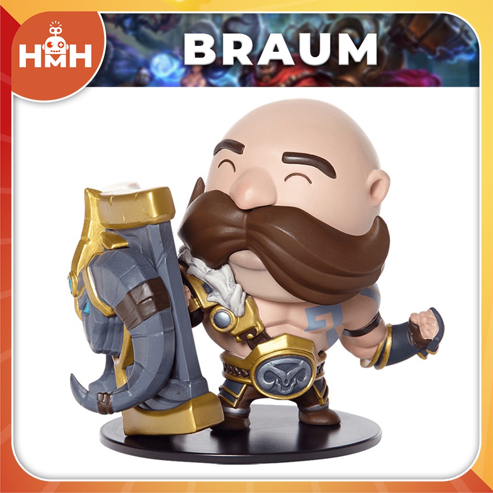 Mô hình liên minh huyền thoại, Decor bàn học, Mô hình LOL Nautilus, Darius, Braum, Gragas - Đồ sưu tầm