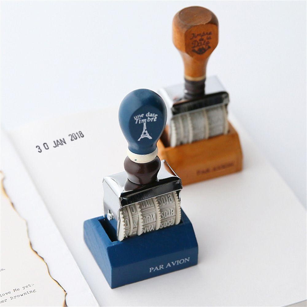 Con Dấu Lăn Bằng Gỗ Có Thể Điều Chỉnh Kích Cỡ Tiện Dụng