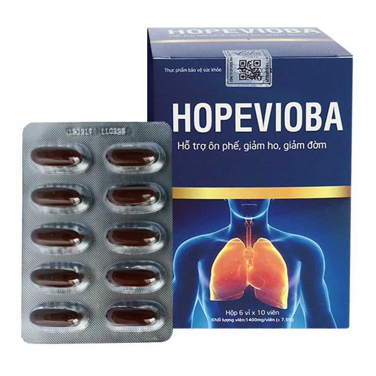 Combo 2 hộp viên nan mềm Hopevioba Hộp 60 viên