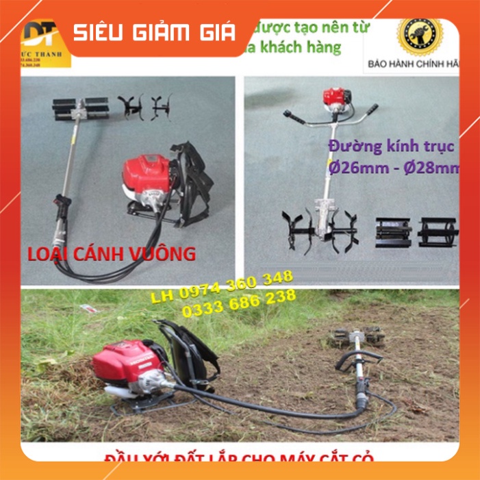 Cam kết Chính hãng Đầu xới đất cánh chéo.