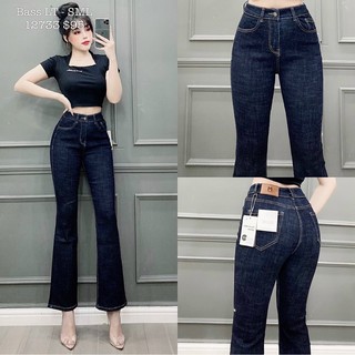 Quần ống loe lưng cao .quần jean ống loe cho nữ,lưng cao, đen ,xanh jeans vnxk