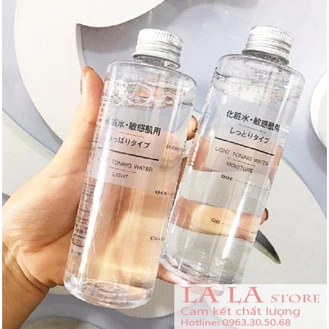 Nước hoa hồng Muji Light Toning Water 200ml