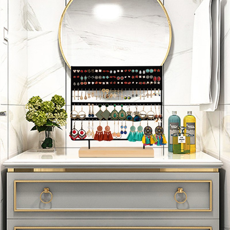 Giá treo bông tai 3 tầng 144 lỗ chất lượng