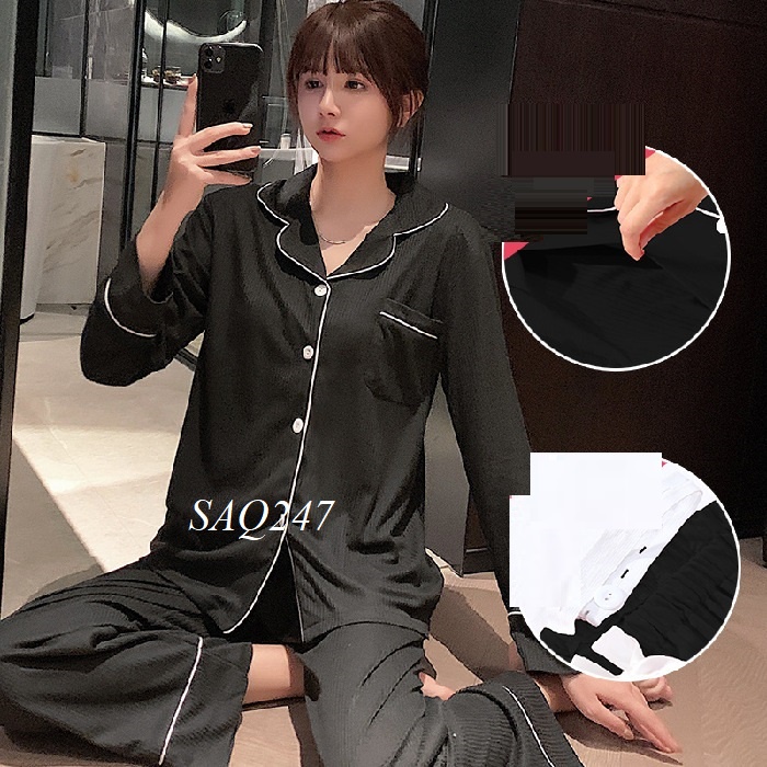 Bộ Bầu Dài Tay Sau Sinh SAQ247 Ở cữ