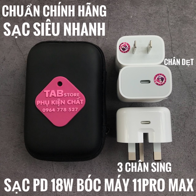 Củ Sạc Nhanh 18w Bóc Máy 11ProMax Chính Hãng - Bảo Hành 12T