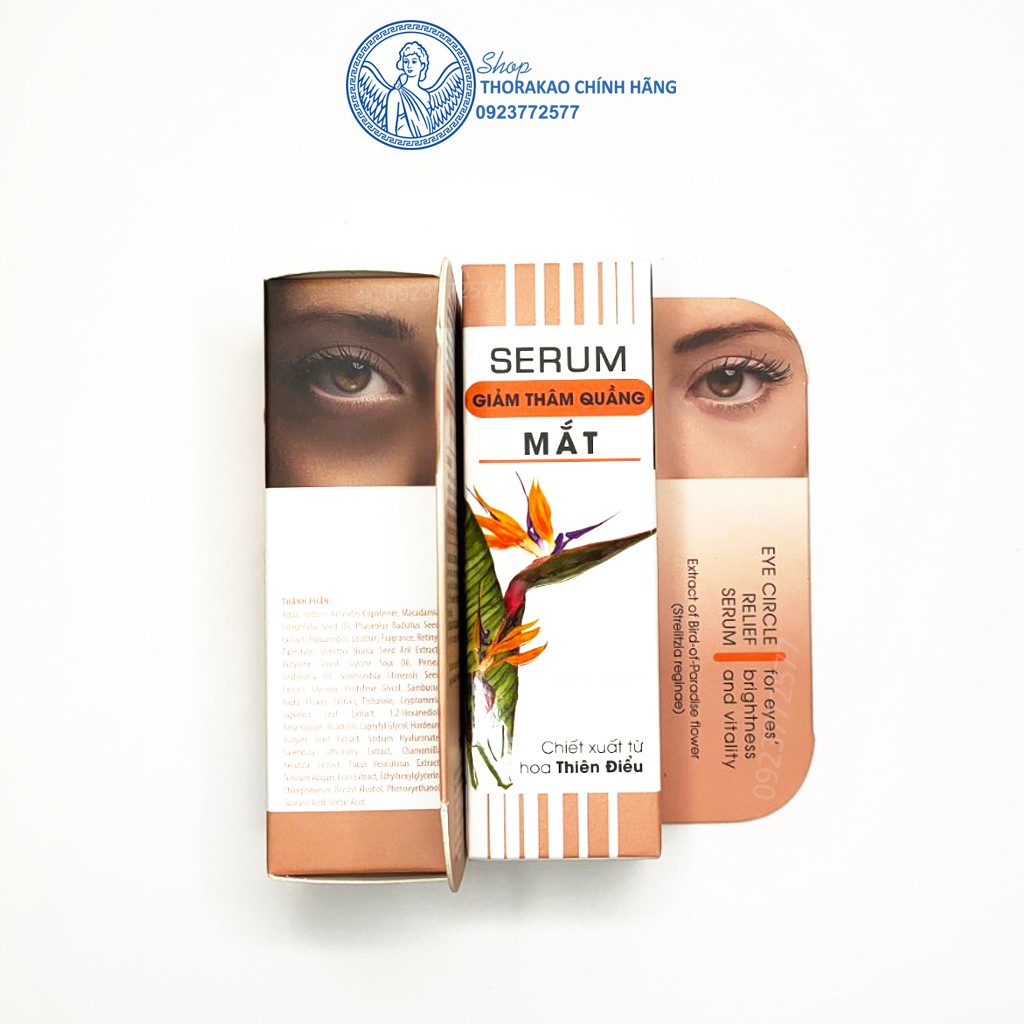 Serum Thorakao 10g giảm thâm quầng mắt, giảm bọng sưng dưới mắt tăng collagen tự nhiên cho da