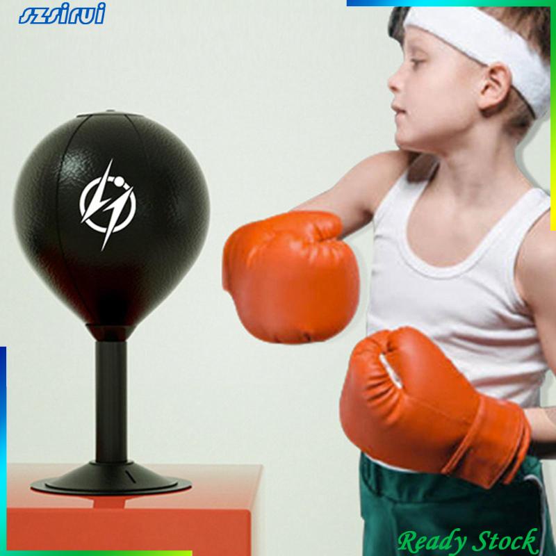 Túi Đấm Phản Xạ Và Căng Bóng Tập Đấm Bốc Để Bàn Cho Người Lớn