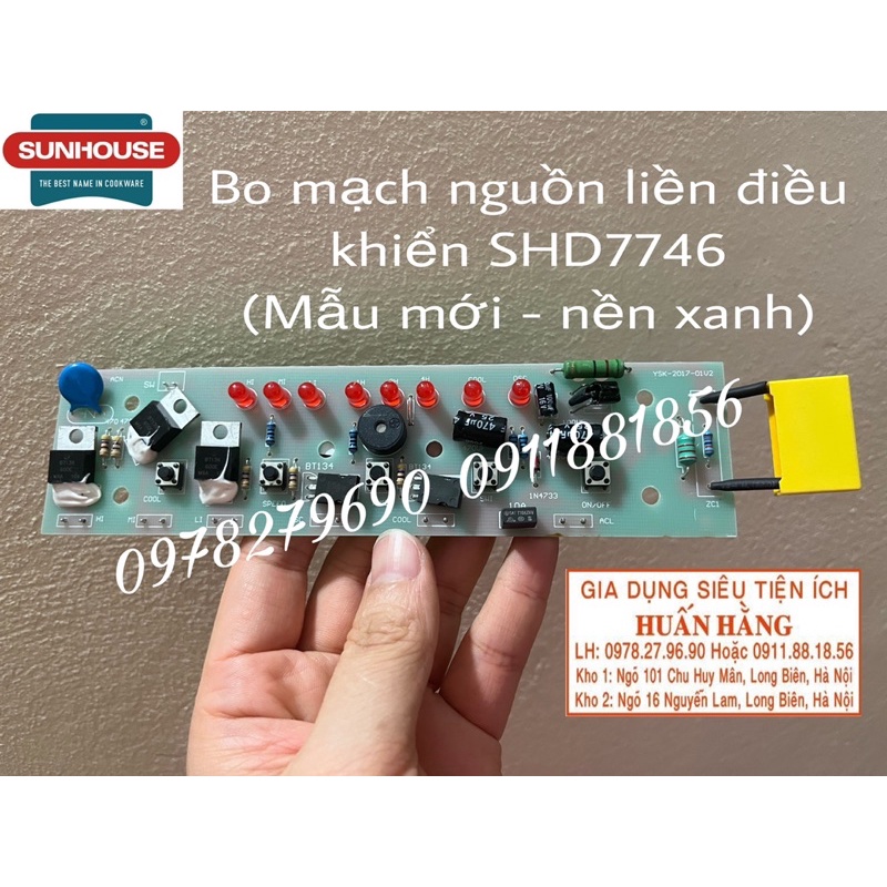 MẠCH ĐIỀU KHIỂN QUẠT ĐIỀU HOÀ SUNHOUSE SHD7746