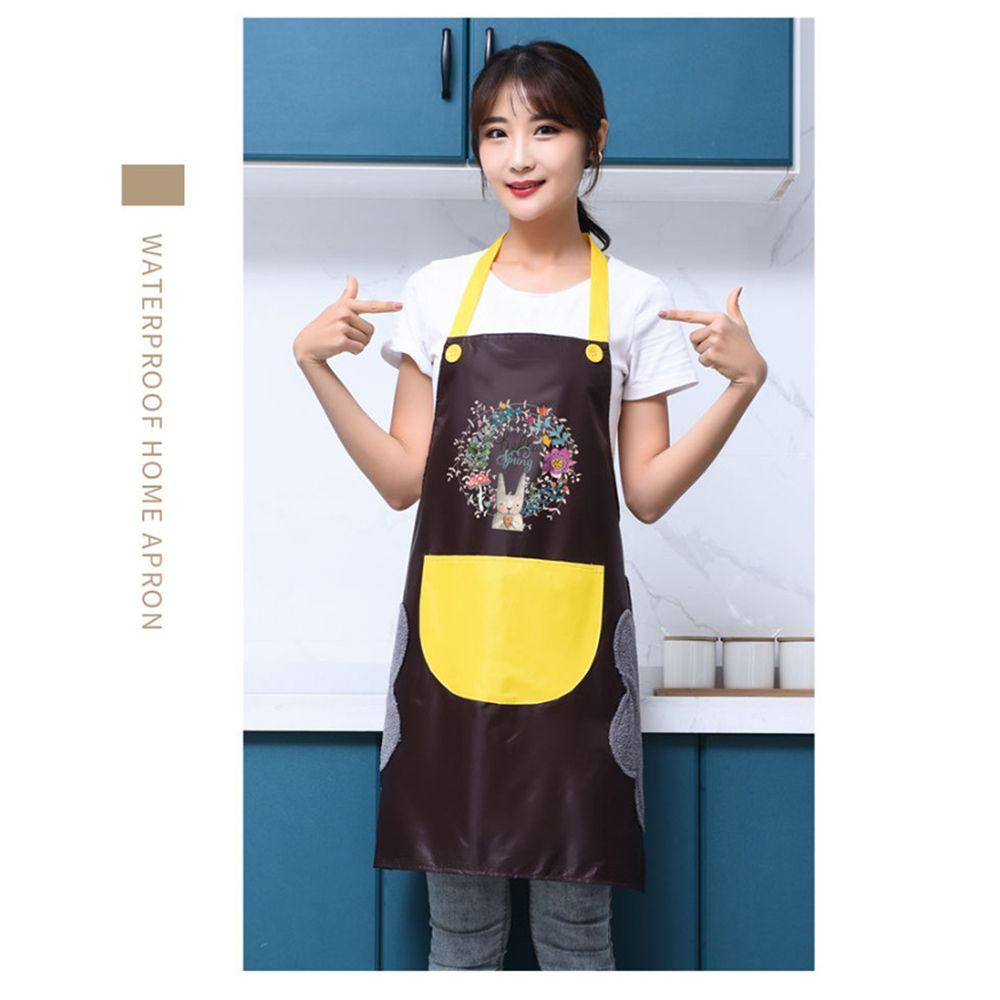 Tạp Dề Nấu Ăn Chống Thấm Dầu Mỡ Tiện Lợi