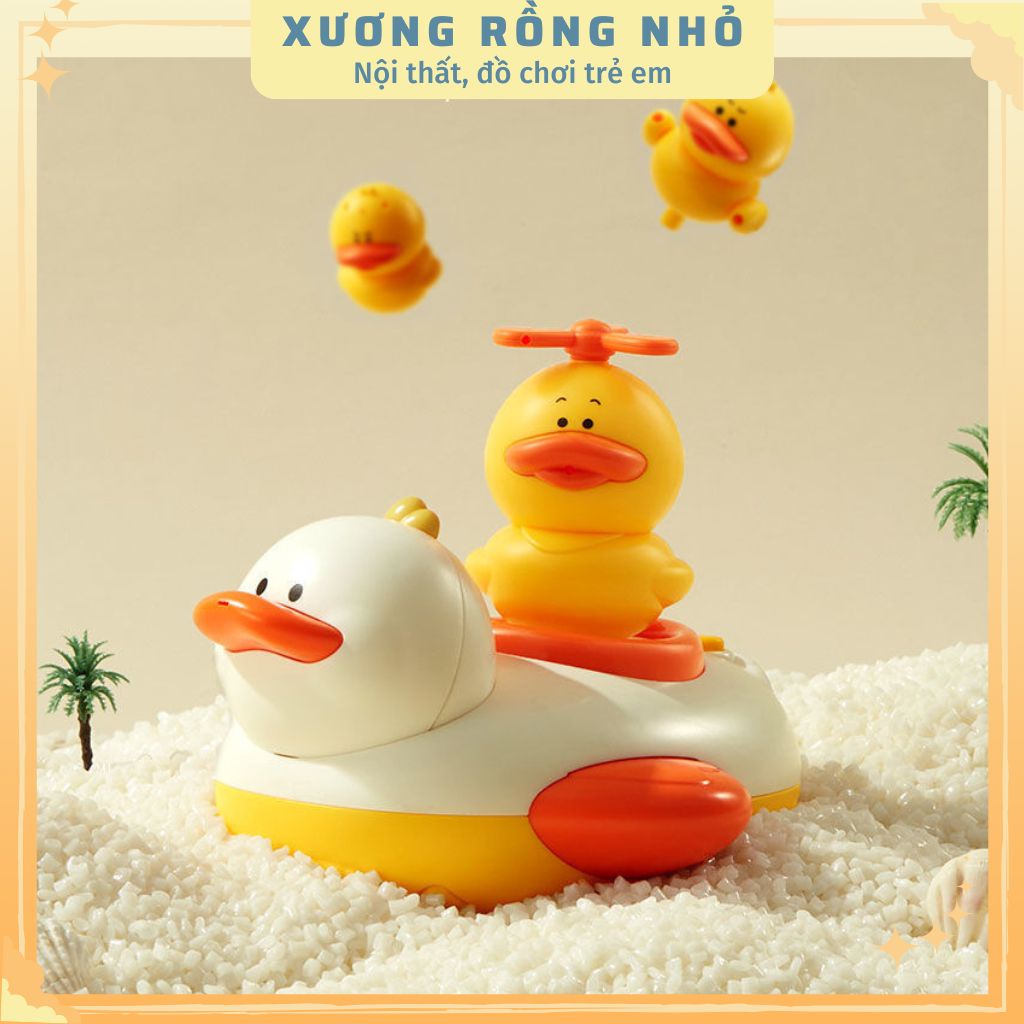 Đồ Chơi Vịt Phun Nước, Đồ Chơi Nhà Tắm thả bồn tắm Cho Bé- đồ chơi nhà tắm cho  bé Xương Rồng Nhỏ
