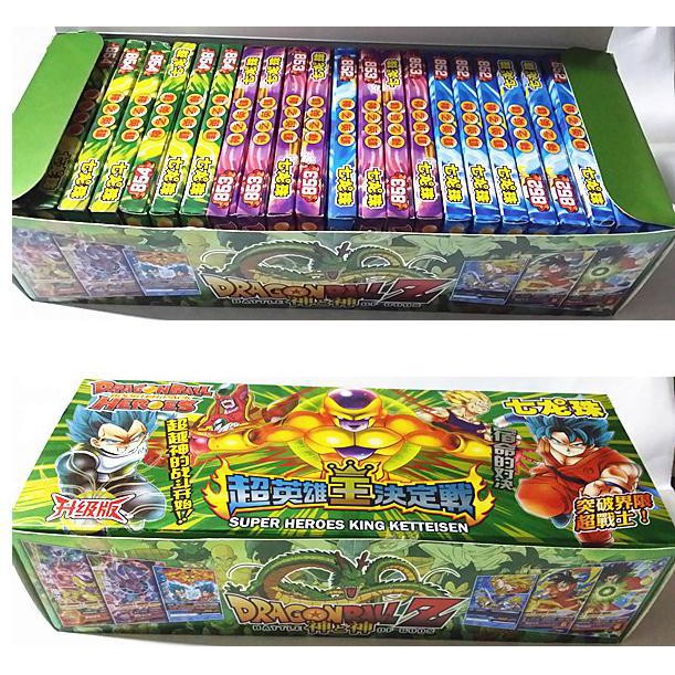 thẻ bài 7 Viên ngọc rồng siêu cấp DRAGON BALL ( hộp 18 lá )