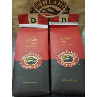 Cà Phê Rang Xay Di Sản Highlands Coffee túi 200g