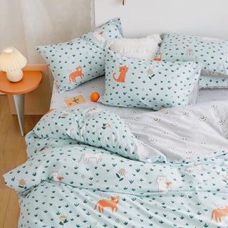  [RẺ VÔ ĐỊCH ] BỘ Chăn ga GỐI set 4 món COTTON 100%