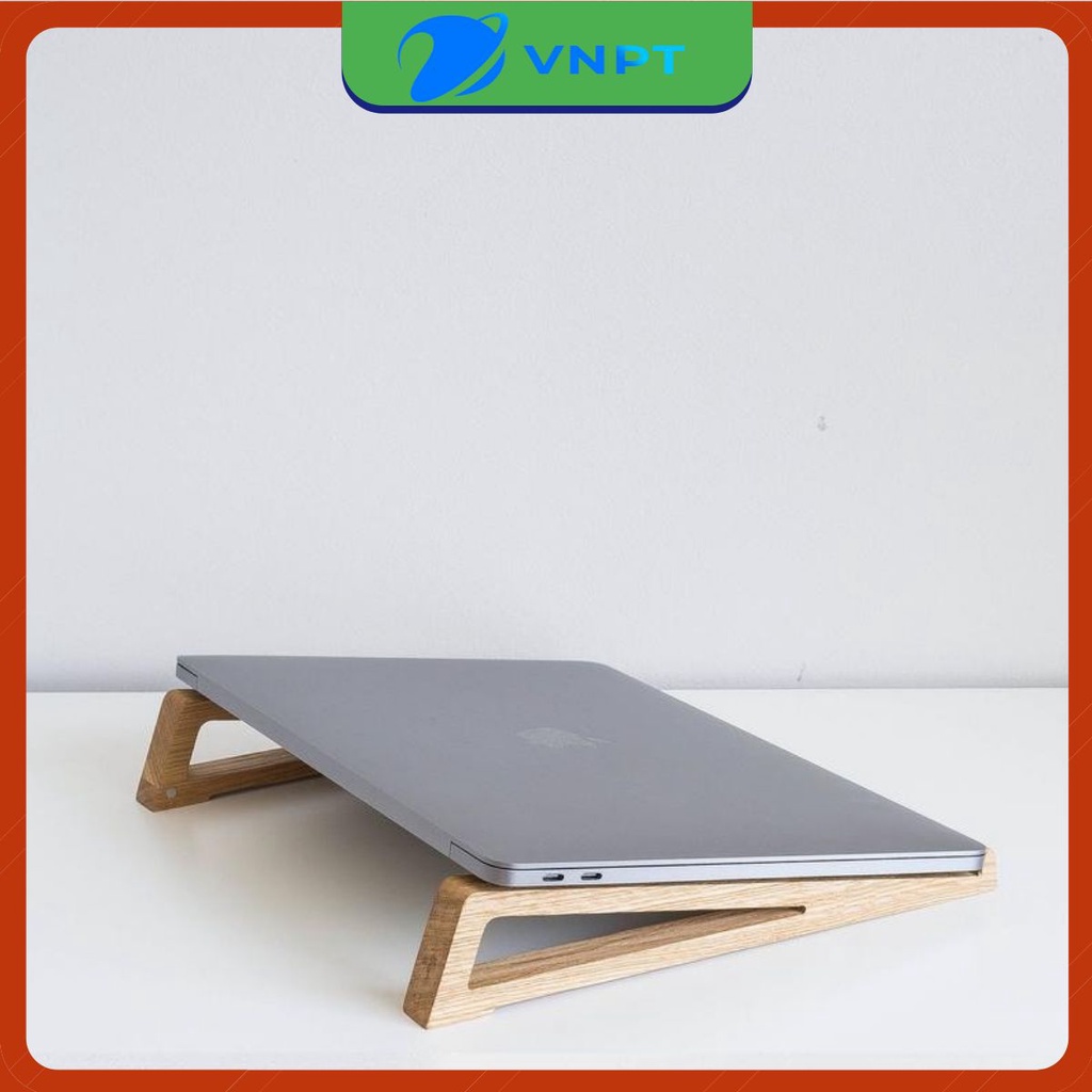 ❤️Kệ Gỗ Kê Macbook, Giá Đỡ Tản Nhiệt Laptop Chữ V Bằng Gỗ Thông Tự Nhiên, Đơn Giản - 2 Kiểu Kê Dựng