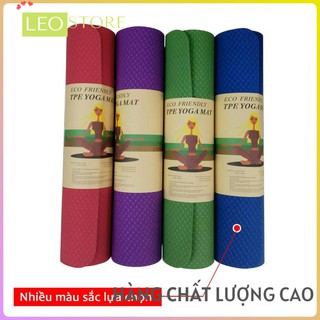 Thảm tập yoga TPE 6mm 1 lớp cao cấp, cực bền,đàn hồi Siêu tốt