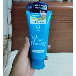 Sữa rửa mặt tẩy trang Senka All Clear DoubleW