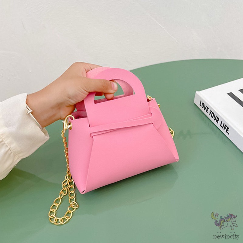 Túi Đeo Vai Đựng Tiền Xu Màu Sắc Xinh Xắn Phong Cách Hàn Quốc Cho Bé Gái