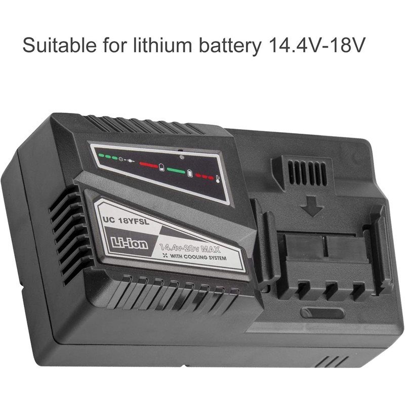 Cục Sạc Pin Li-Ion Uc18Ysl 4.5A Cho Pin Hitachi 14.4V 18V BSL1815 BSL1820 BSL1830