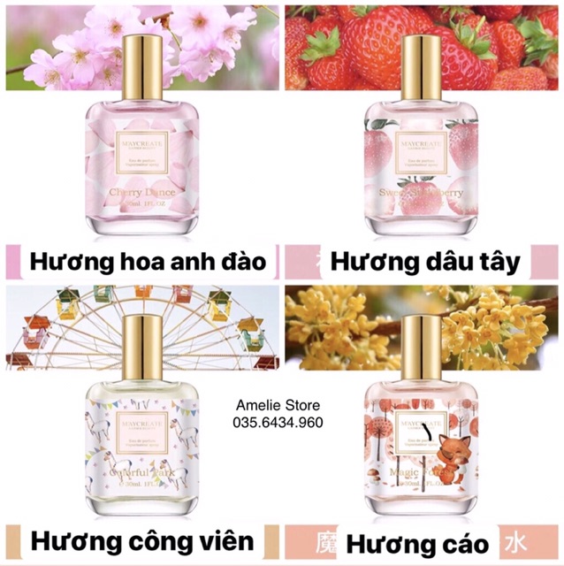 [CÓ SẴN] Nước hoa Maycreate