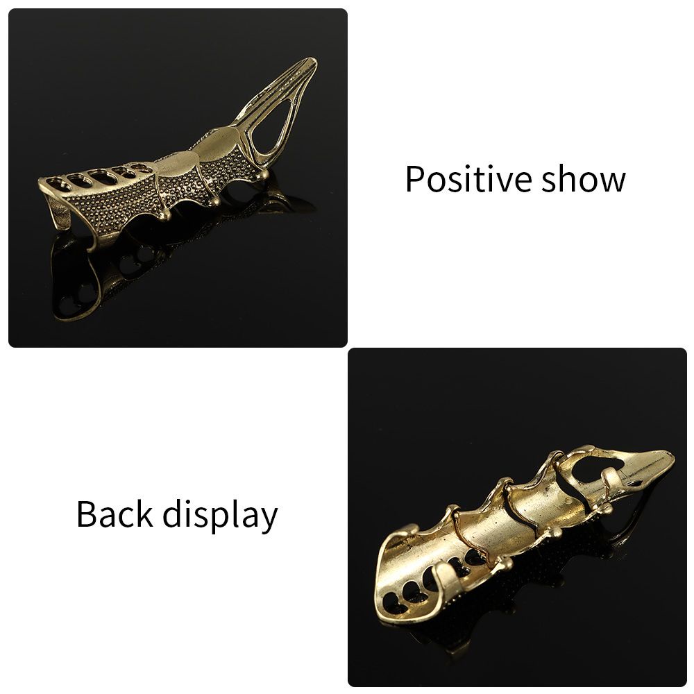 Nhẫn Hình Móng Vuốt Bằng Kim Loại Nhiều Màu Thời Trang