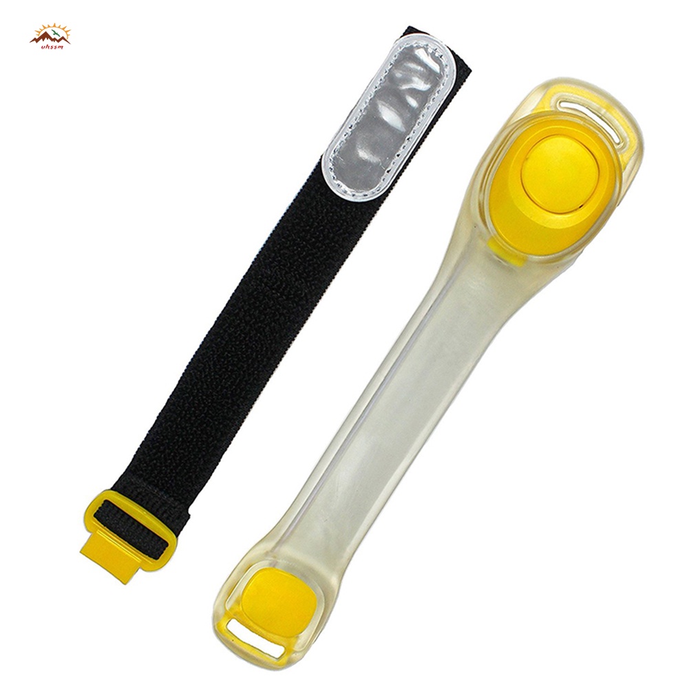 Băng Đeo Cánh Tay Có Đèn Led Phát Sáng Có Thể Điều Chỉnh Dùng Khi Chạy Bộ / Đi Xe Đạp