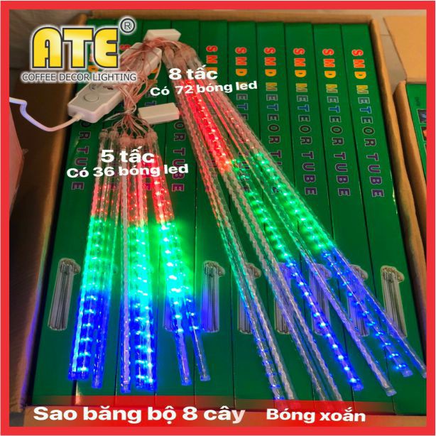 Đèn trang trí - ĐÈN TRANG TRÍ SAO BĂNG CHÙM 8 CÂY 0.5m-SMD - MSP: ATE-513-58