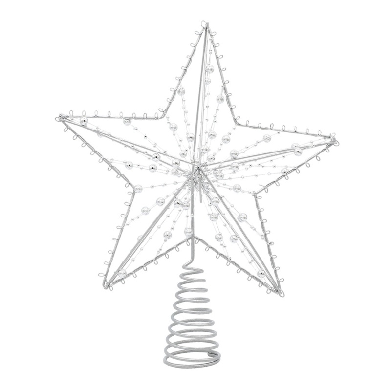 Ngôi Sao Trang Trí Cây Thông Giáng Sinh Năm Mới Có Đèn Led