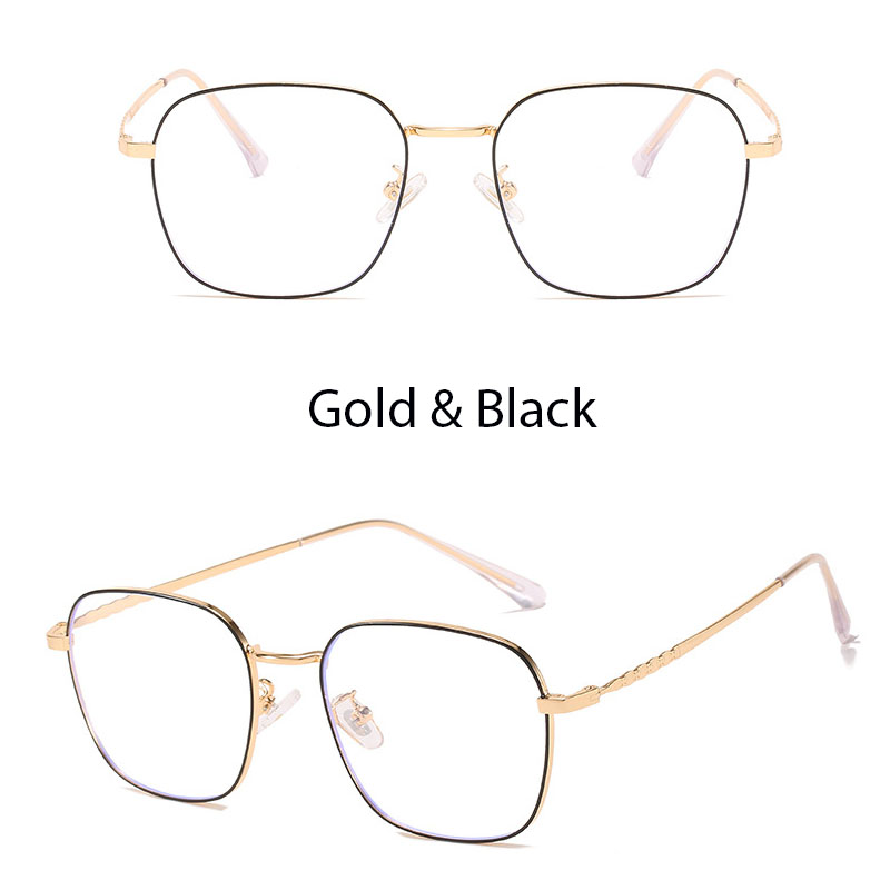 Kính mắt VIENDO gọng kim Loại kiểu dáng thanh mảnh thời trang có độ -1.00 ~ -4.00 độ dành cho nam và nữ